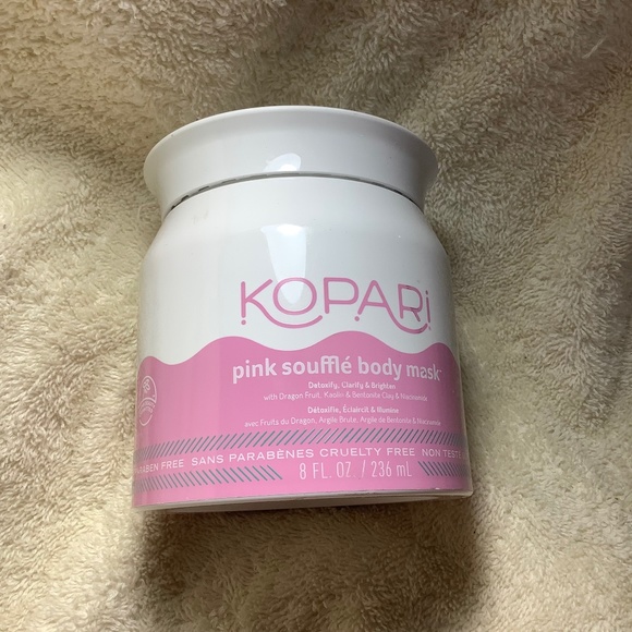 Kopari Pink Souffle Body Mask 8 oz - New / Sealed!Detoxify, Clarify, & Brighten - Picture 1 of 1